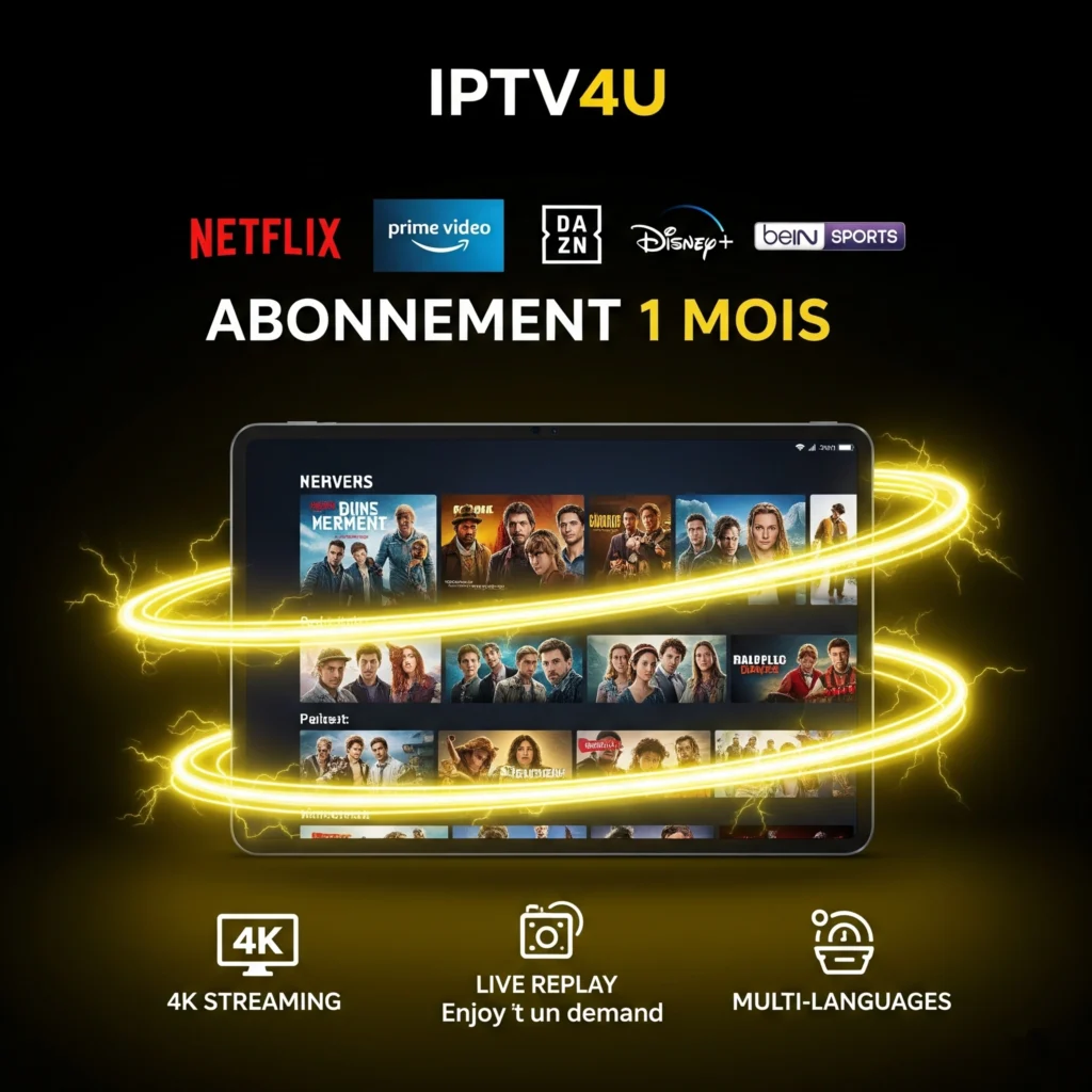 1 Mois IPTV – Abonnement IPTV 1 Mois | Accès Complet & Qualité HD