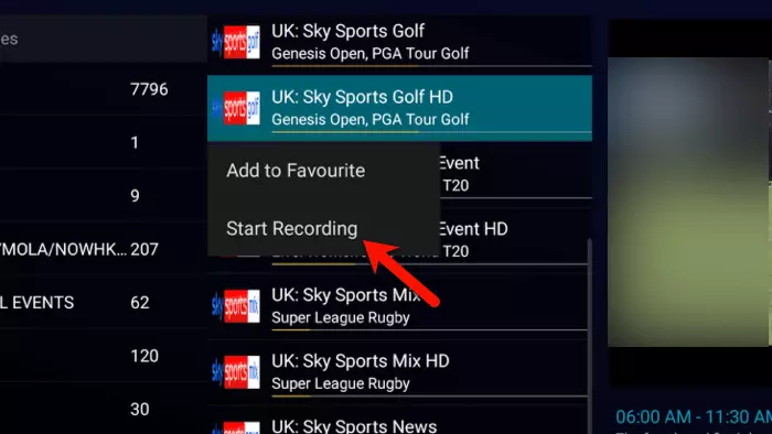 commencer à enregistrer smarters pro enregistrement IPTV